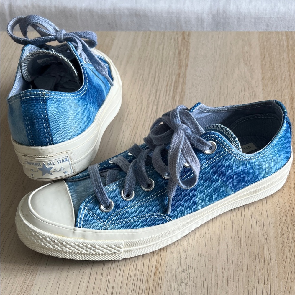 Converse Denim Blue Lace-Up Sneakers